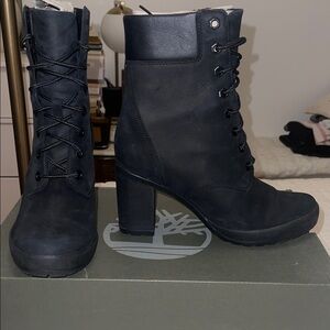 Timberland Women's Dark Lace-Up Boots